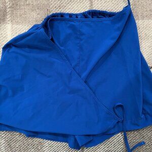 Girlfriend Collective Bright Blue Skort